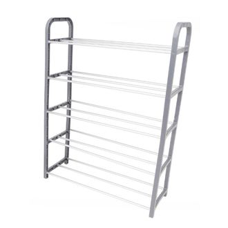 Trade Shop Zapatero De Pl&aacute;stico 5 Niveles Ahorro De Espacio 50x19x68cm Zapatero Casa