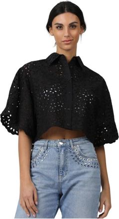 Pinko Creatief Overhemd - Dames - Overhemden - Zwart - S - Overhemden