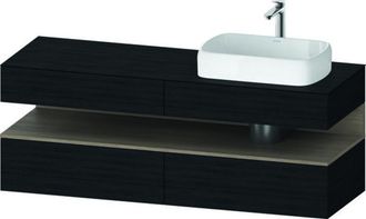 Duravit Qatego Consola Mueble Bajo Lavabo, 2 Extensiones, 2 - Duravit
