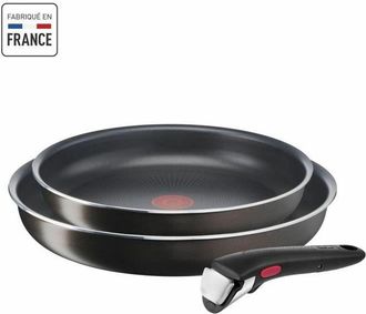 T-fal Ingenio Easy Plus Set De Sartenes + Mango Desmontable 24/28cm - L1509202 - 3168430327665