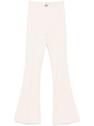 Elisabetta Franchi Wide Leg Classic Trousers By Elisabetta Franchi