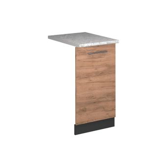 Vicco Panel Frontal Del Lavavajillas Fame-line, Roble Dorado, 45 Cm, Et M&aacute;rmol, Vicco