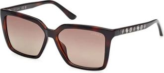 Guess Zonnebrillen - Dames - Zonnebrillen - Bruin - 55 MM - Accessoires