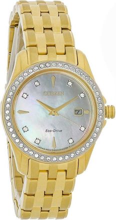 Citizen Silhouette Mother of Pearl Dial Ladies Watch EW1907-78D