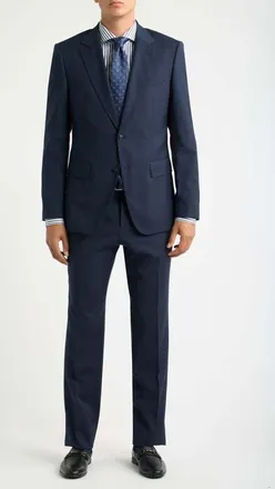 BOSS Huge Wool Suit in Dark Blue at Nordstrom, Size 46