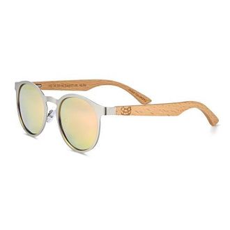 Earth Wood Positano Polarized Sunglasses in Zebra/brown at Nordstrom