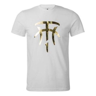 adidas Mens adidas Basketball Sports White T-Shirt DU6714