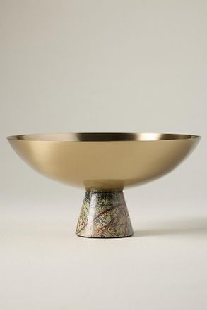 Anthropologie Cassia Marble & Steel Vessel