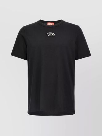 Diesel cotton logo patch t-shirt