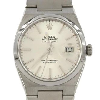 Rolex Pre-owned Oysterquartz Roestvrij Staal Horloge - Dames - Vintage Horloges - Grijs - ONE Size - Vintage