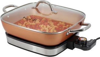 MegaChef 11.81 Inch Electric Fry Pan in Black at Nordstrom