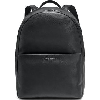 Cole Haan Belmont Leather Backpack in Black at Nordstrom Rack