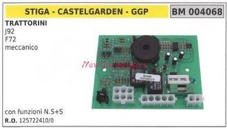 STIGA Sports Placa Electr&oacute;nica Castelgarden Tractor J92 F72 Mec&aacute;nico 004068