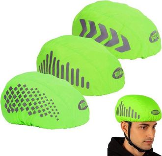 OEM Juego De 3 Fundas Impermeables Para Casco De Bicicleta, Reflectantes, Transpirables Y Resistentes Al Viento Para Ciclismo Y Viajes