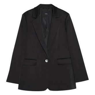 someday Niwa Blazer - Dames - Jassen - Zwart - Maat: S Leer