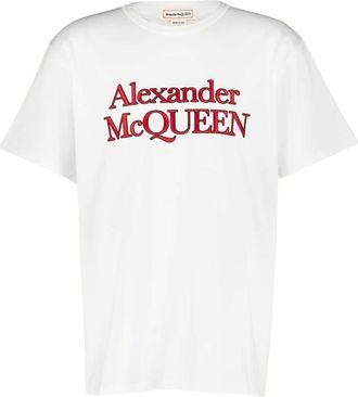 Alexander McQueen Hombre, Camisetas, Blanco, Talla: S