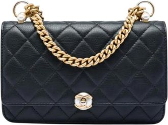 Chanel Pre-owned Crossbody Bag - Dames - Vintage Schoudertas - Zwart - ONE Size - Vintage