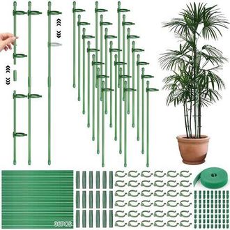 OEM Soportes Para Plantas Trepadoras - 36 Soportes Con 18 Conectores Y 36 Mosquetones - Soportes Para Jard&iacute;n - Soportes Para Plantas - Soportes Para Plant