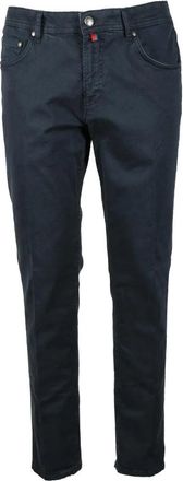 Bsettecento Blue Straight Stretch Jeans