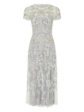 Temperley London Genevieve dress - women - Silk/Viscose/Elastane/Polyamide - 6 - Grey