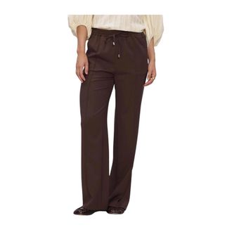 Vanessa Bruno Broeken, Dames, Bruin, M, Wol, Cliff Pants