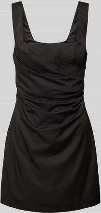 Forever New Cocktailkleid mit Karree-Ausschnitt in Black, Größe 32