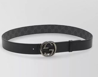Gucci reversible belt gg cross buckle design