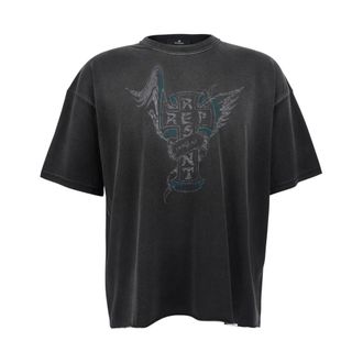 Represent Represent, Heren, Tops, Zwart, Maat: M Katoen