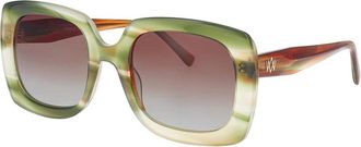Morris & Co. VICTORIA 1 9724 Womens Sunglasses Green Size 53