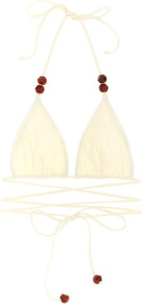 Magda Butrym Triangle Bikini Top RE 26 - Dames - Bikinis - Wit - XS - Badmode