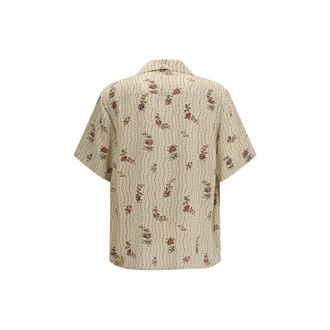 Valentino Mens Multicolor Silk Pattern Shirt