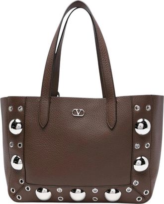 Valentino Garavani Brown Nellcote Large Tote