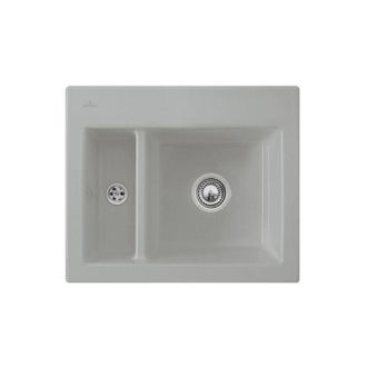 Villeroy & Boch Fregadero De 1 Seno Y Medio Villeroy Et Boch Subway 60 Xm 62 X 51 Cm Sin Escurridor Fossile Ceramicplus