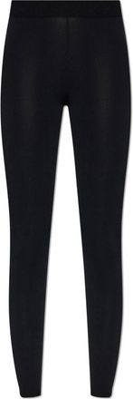 Balenciaga Leggings con logo - Trousers - Mujer - Negro - 2XS