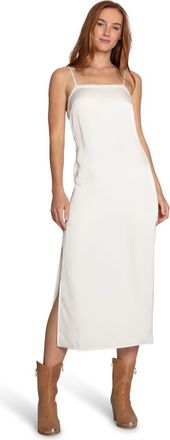 Belle & Bloom Smoke and Mirror Midi Slip Dress in White at Nordstrom, Size X-Small Au