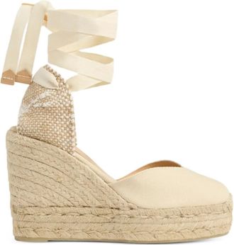 Castaner Espadrilles Chiara con zeppa - Toni neutri