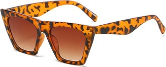 Generic Square Mens Vacation Sunglasses Outdoor Commuter Womens Decorative Sun Glasses(Multi-colored)