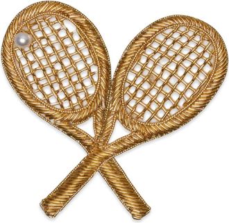 Thom Browne Spilla da tennis - Oro