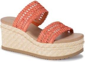 BareTraps Sophie Wedge Sandal in Orange Aid at Nordstrom Rack, Size 6.5