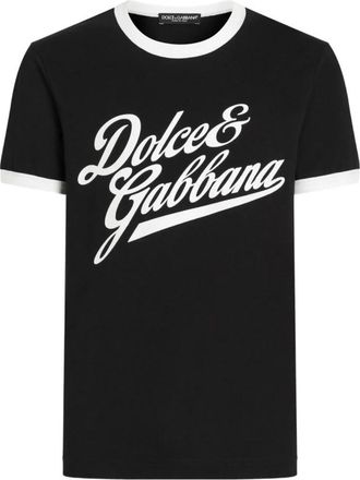 Dolce & Gabbana Branded Cotton T-Shirt