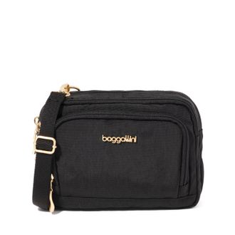 Baggallini Triple Zip Small Convertible Crossbody Bag