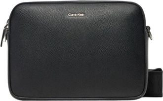Calvin Klein Womens Black One Size Camera Bag - CVIAR TG. Rectangular Bucket Handbag with Zipper Closure, Camera Compartment, Cross Body Strap