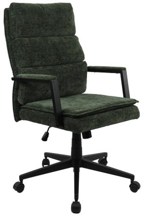 MID.YOU Mid.you Chefsessel, Gr&uuml;n, Metall, Kunststoff, Textil, Drehkreuz, 58x110-120x62 cm, inklusive Armlehnen, B&uuml;rom&ouml;bel, B&uuml;rost&uuml;hle, Chefsessel