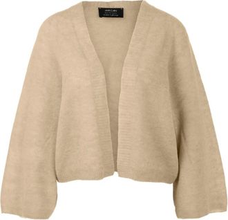 Marc Cain Lichtgewicht Vest - Dames - Truien - Beige - Maat: XL Wol