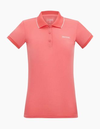 Regatta Womens Regatta Womens/Ladies Remex II Polo Neck T-Shirt - Peach Pink Solid - Size: 10