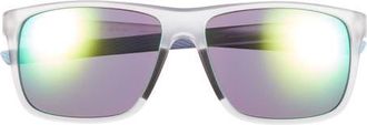 Maui Jim Lehopulu 58mm PolarizedPlus2 Rectangular Sunglasses in Grey at Nordstrom