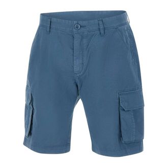 Sun 68 Casual Shorts, male, Blue, Size: W30 Cargo Pocket Shorts