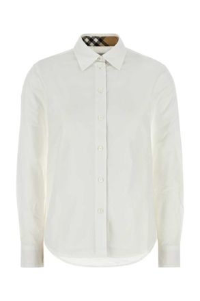 Burberry White Cotton Shirt