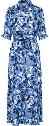 Kaffe Shirt Dress - Dames - Shirt Kleedjes - Veelkleurig - L - Kleedjes