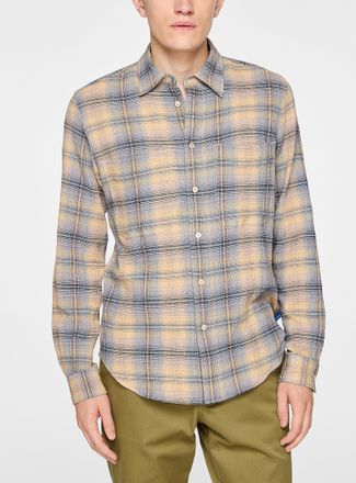 Paul Smith Mens Checkered seersucker shirt